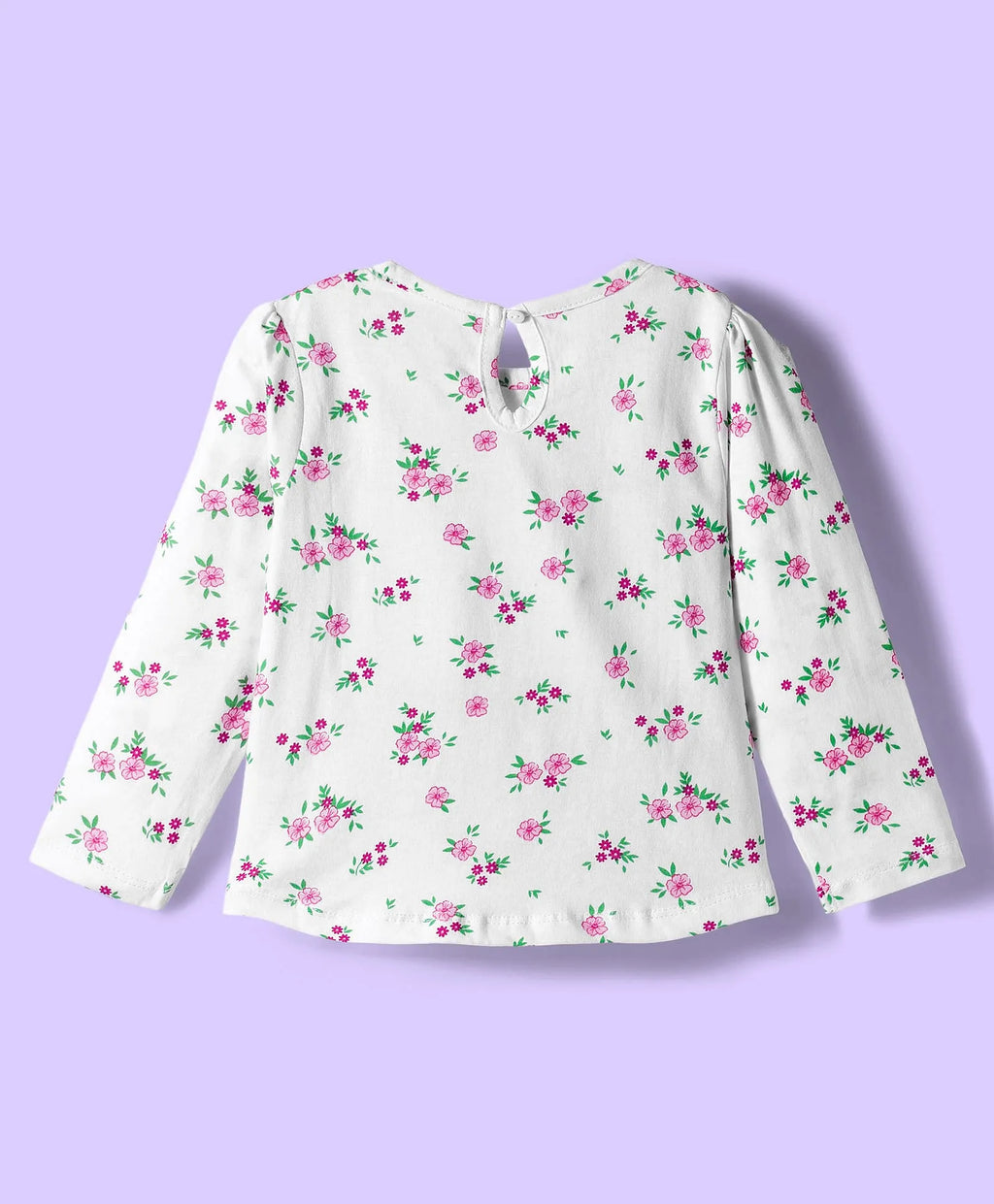 Soft-Buy Cotton Full-Sleeve T-Shirts – Floral/Animal Print (Pack of 3)
