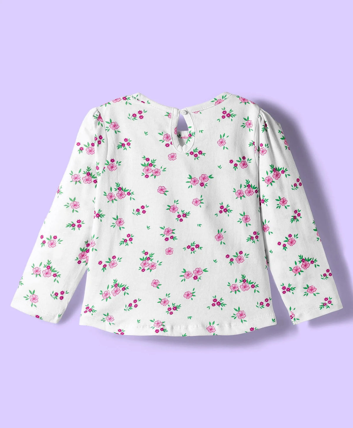 Soft-Buy Cotton Full-Sleeve T-Shirts – Floral/Animal Print (Pack of 3)