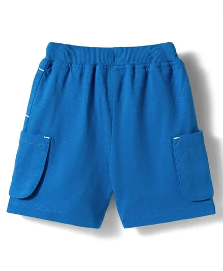 Soft-Buy Cotton T-Shirt & Cargo Short Set – Beach Print (Pack of 2)