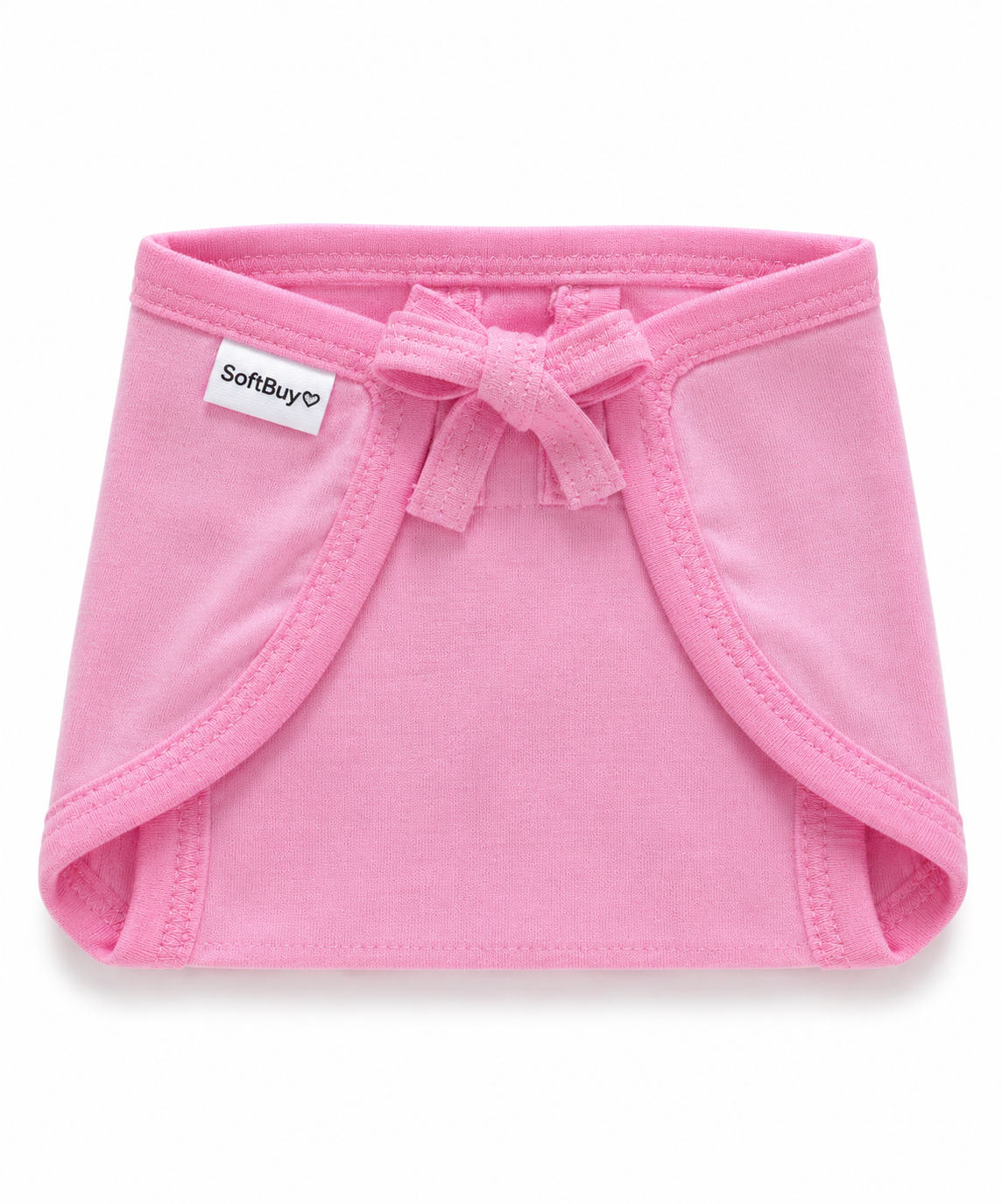 SoftBuy Reusable Muslin U Shaped Nappy Set, Extra Small, Multicolor - 5 Pieces