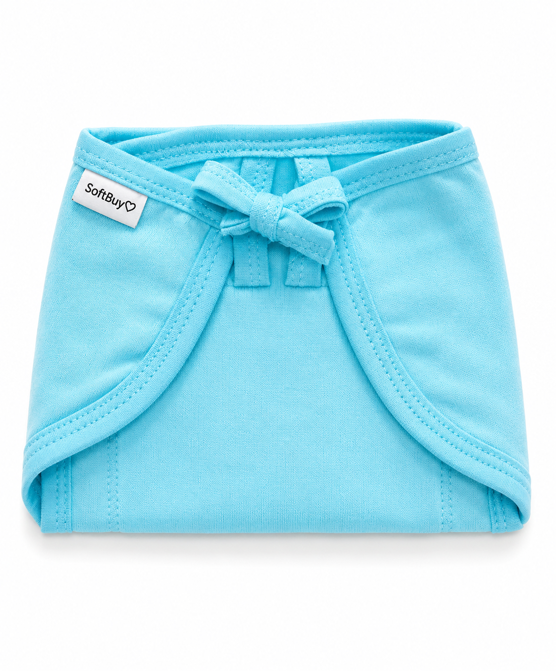 SoftBuy Reusable Muslin U Shaped Nappy Set, Extra Small, Multicolor - 5 Pieces