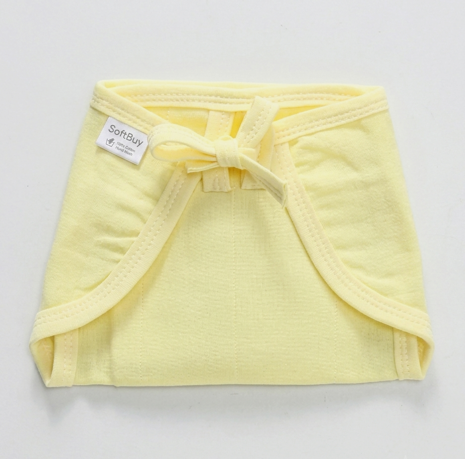 SoftBuy Reusable Muslin U Shaped Nappy Set, Extra Small, Multicolor - 5 Pieces