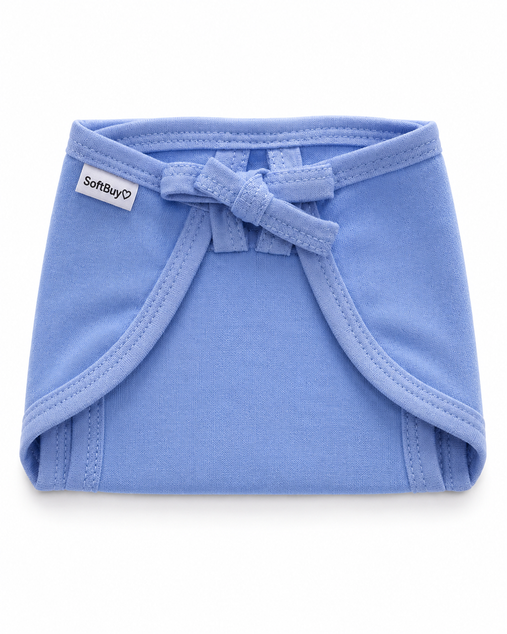 SoftBuy Reusable Muslin U Shaped Nappy Set, Extra Small, Multicolor - 5 Pieces