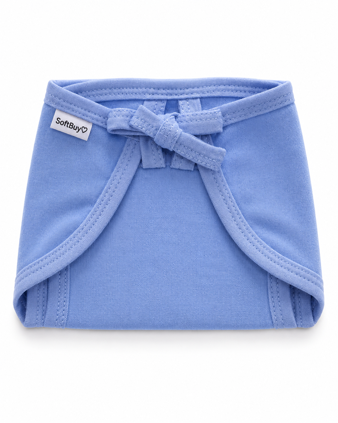 SoftBuy Reusable Muslin U Shaped Nappy Set, Extra Small, Multicolor - 5 Pieces